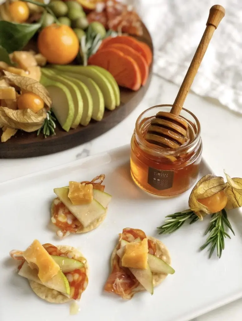 Cheese Board Plate Honey
