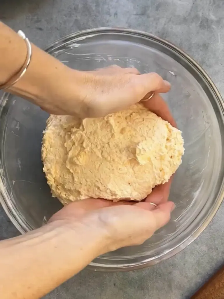 pumpkin cheese ball step 2