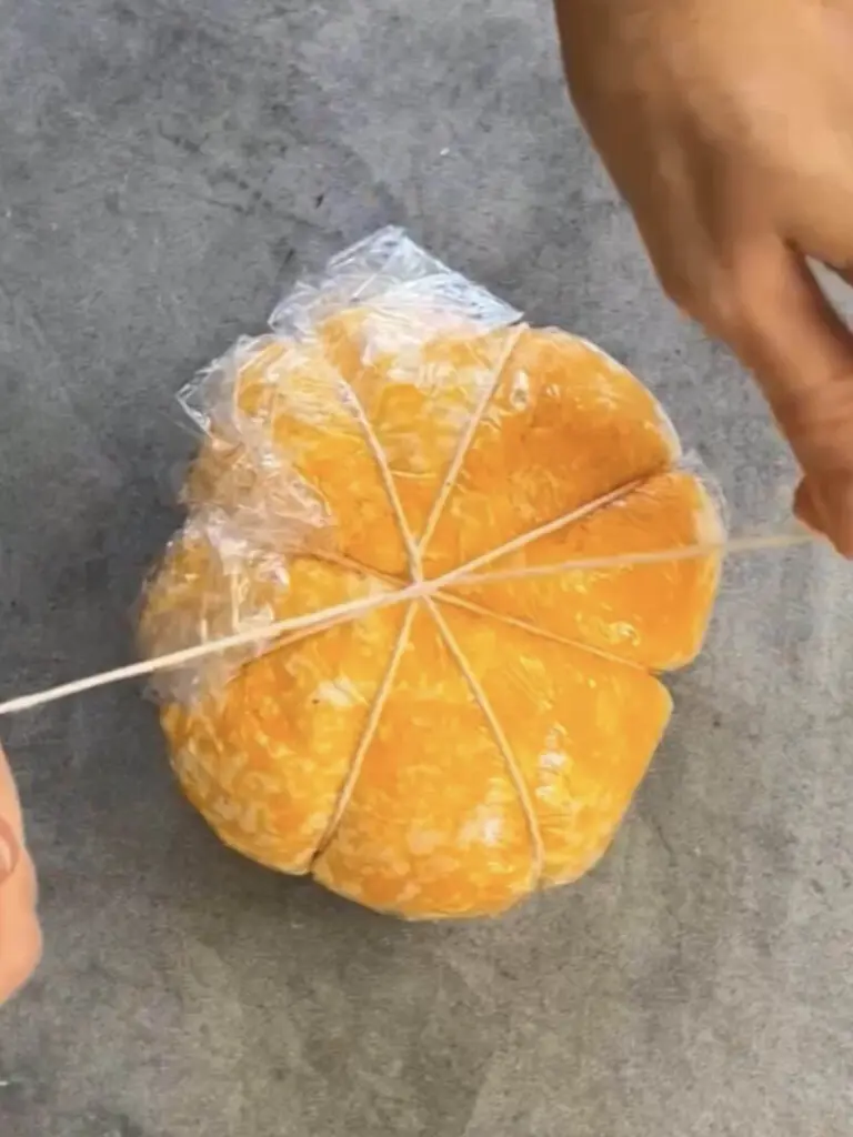 pumpkin cheese ball step 5