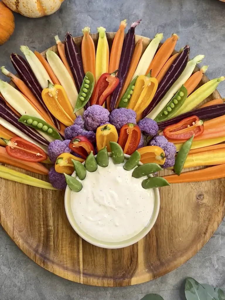 turkey veggie tray step 3