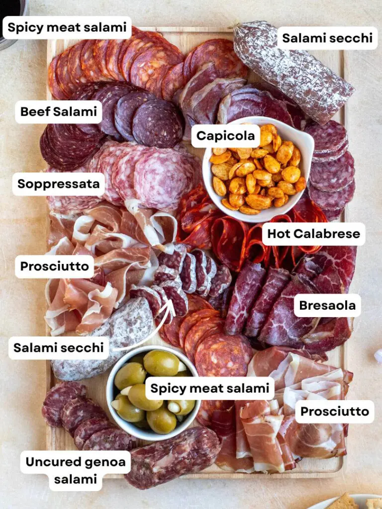 types of charcuterie salami