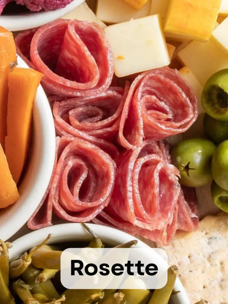 salami rosette fold