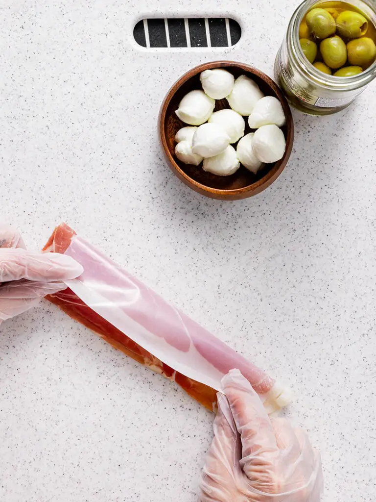 halloween eyeballs appetizer step 1