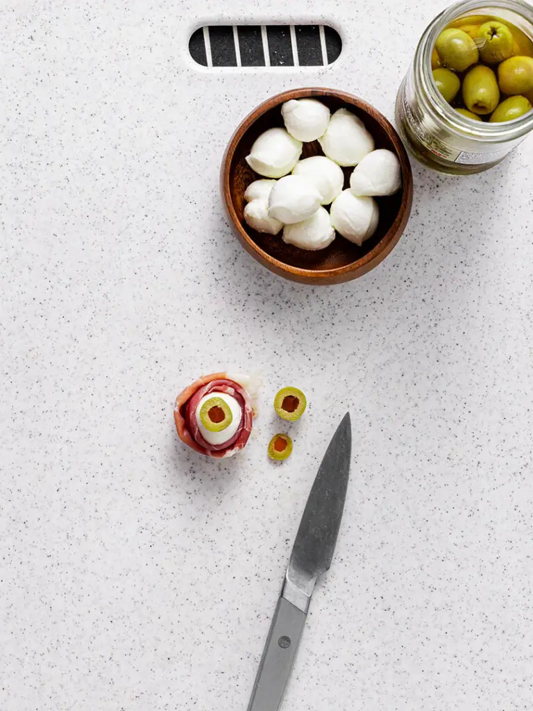 halloween themed eyeballs appetizer step 6