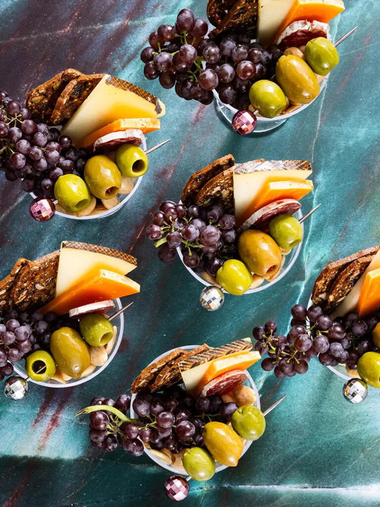 coupe charcuterie cheese fancy NYE