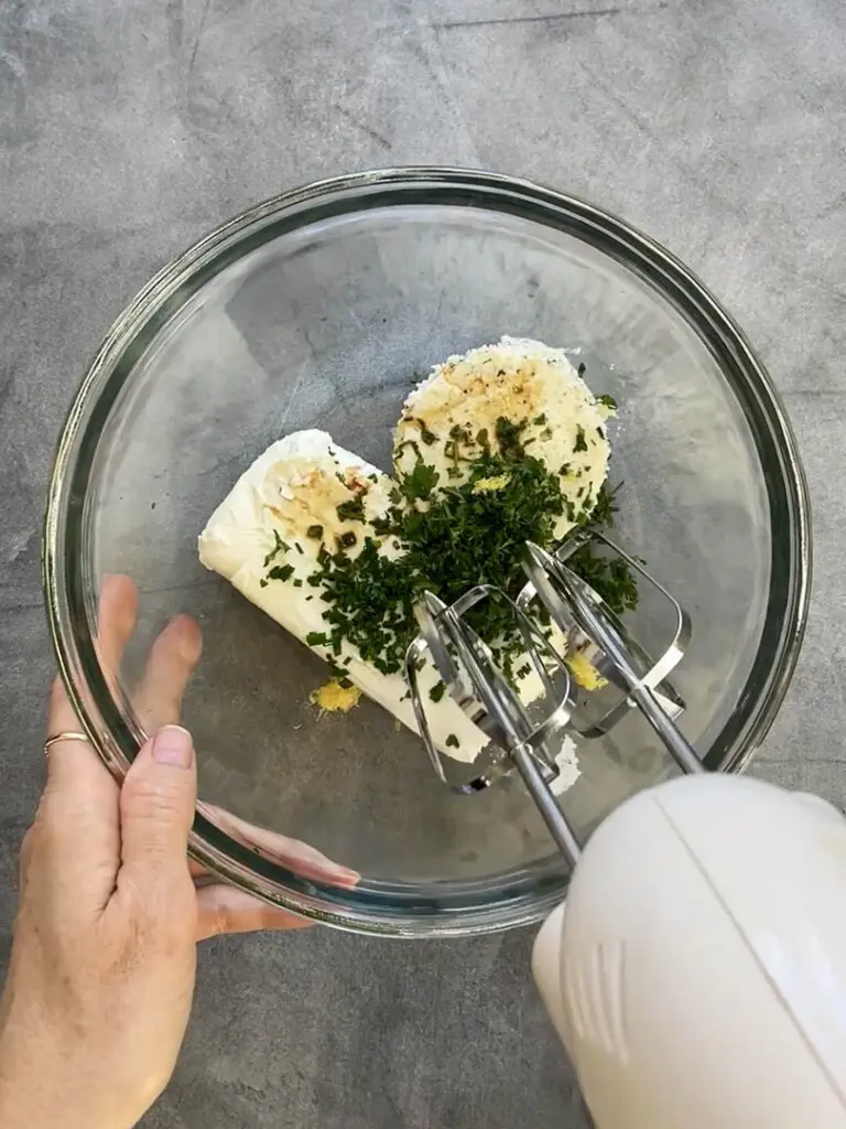 turkey cheese ball step 1
