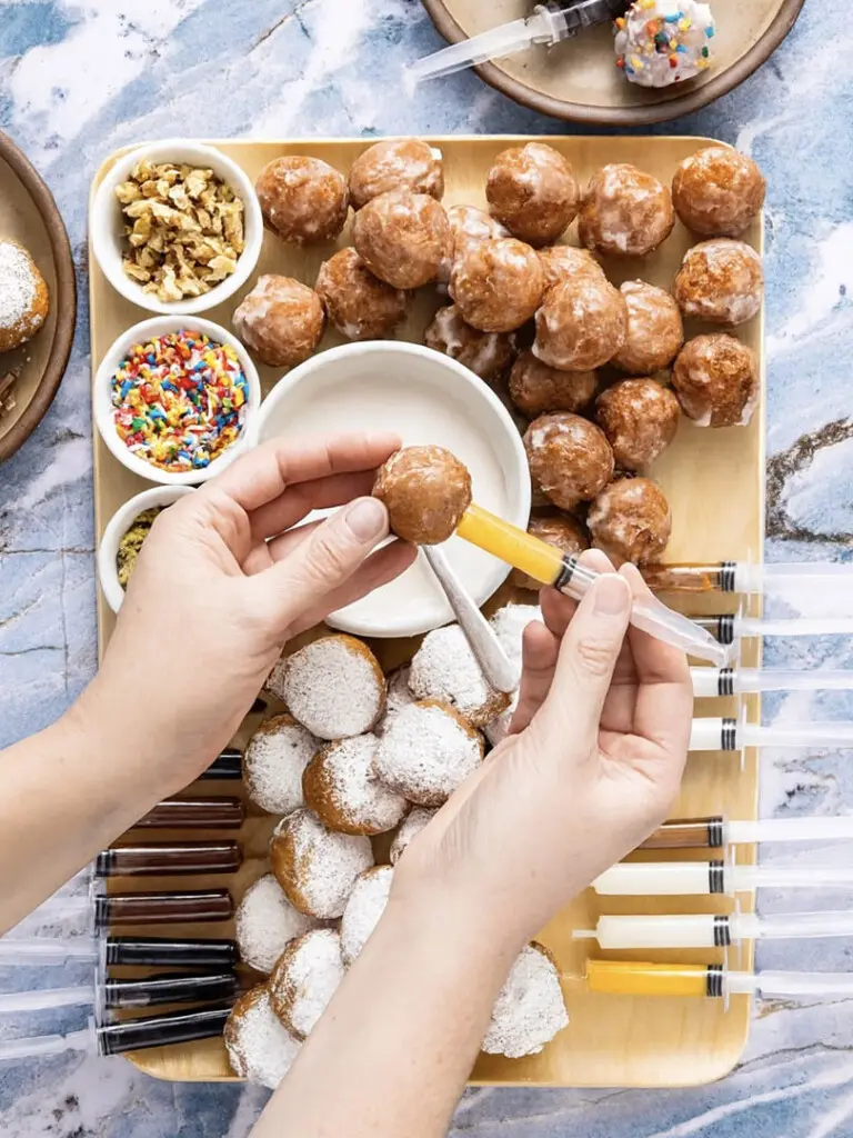 sufganiyot donut board