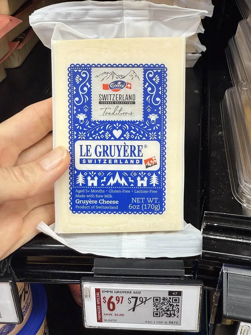 Emmi Gruyere Switzerland at Walmart
