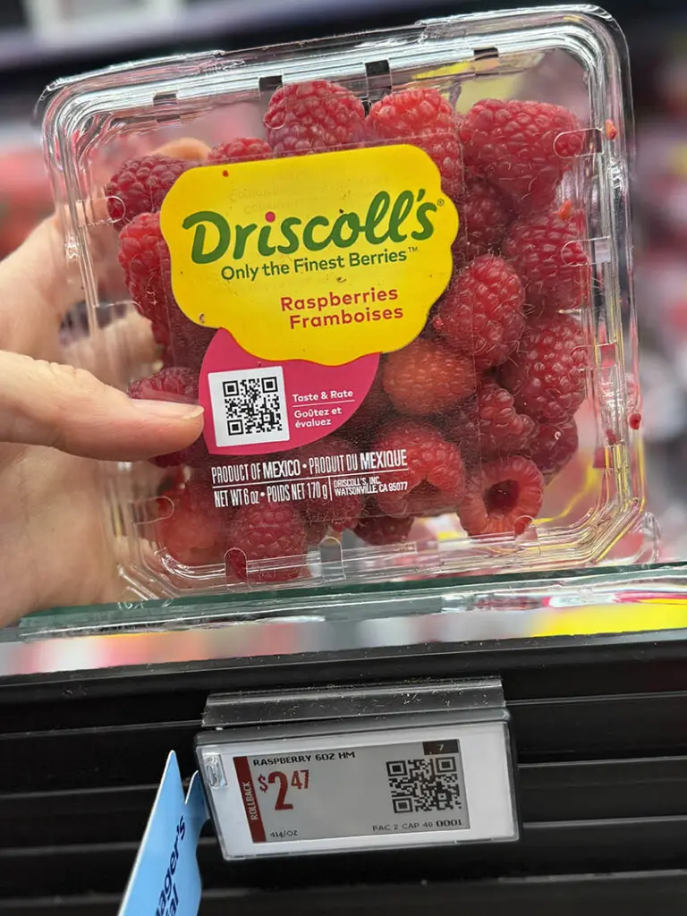 raspberries walmart produce
