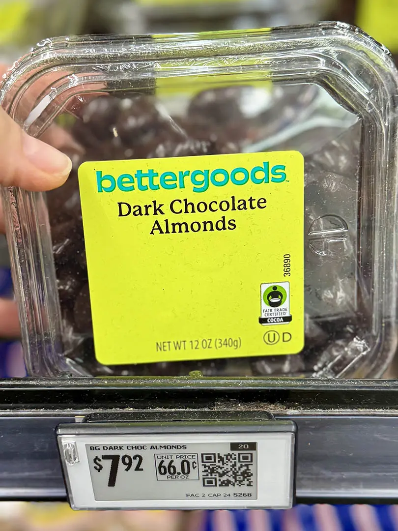 bettergoods chocolate nuts walmart
