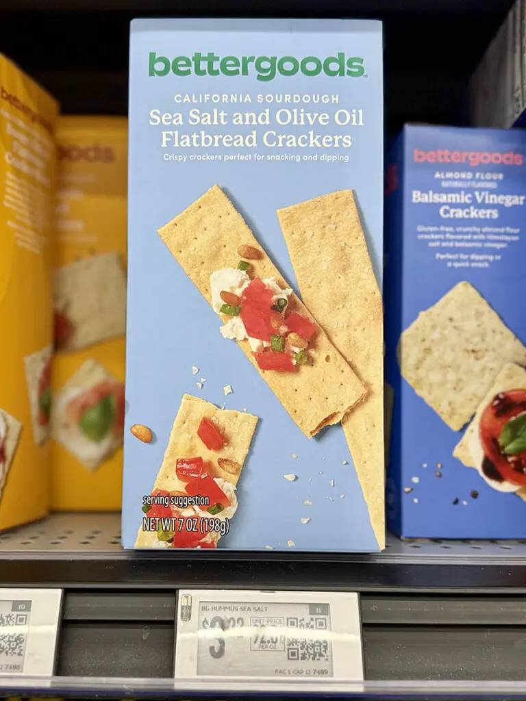 bettergoods walmart sea salt crackers