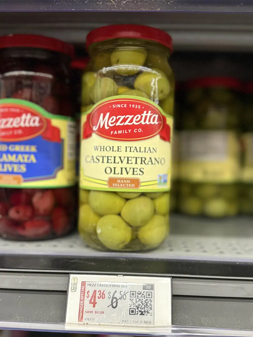 walmart castelvetrano olives mezzetta