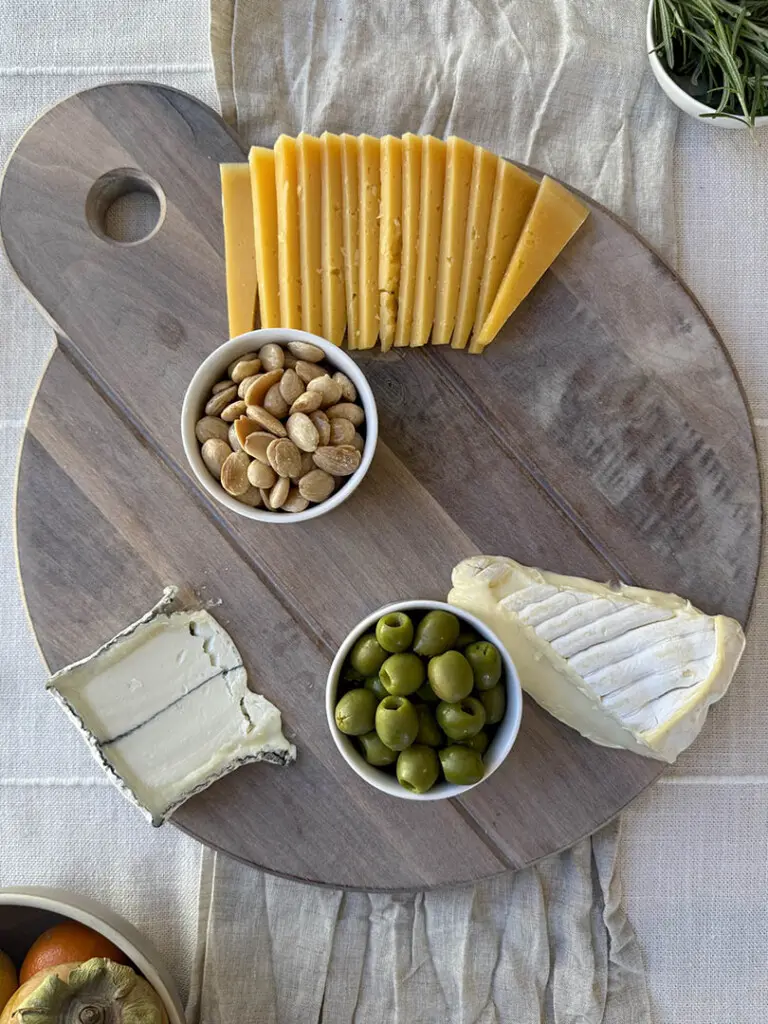 Whole foods charcuterie board step 2 nuts olives