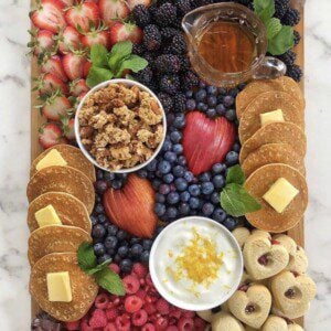 pancake bar charcuterie board ideas