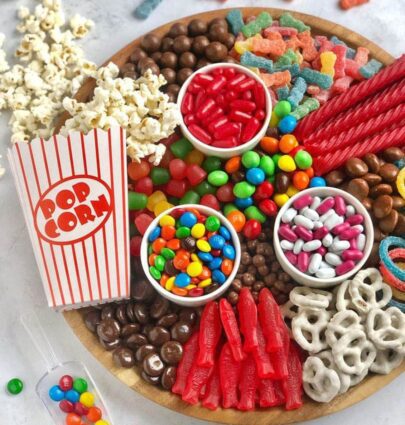 movie candy dessert board
