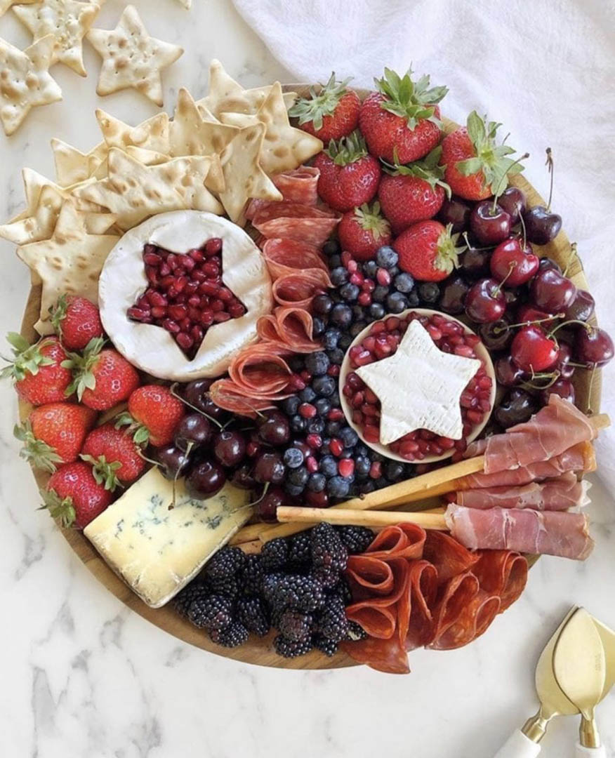 4th of july appetizer charcuterie