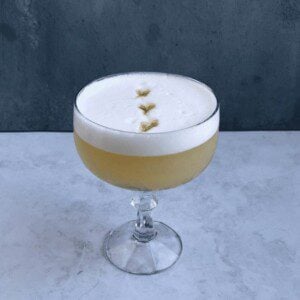 whiskey sour egg white design