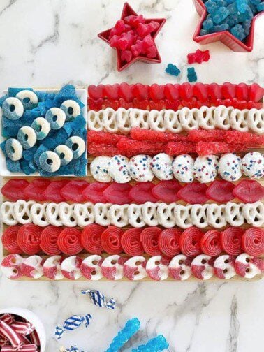 4th of july flag dessert