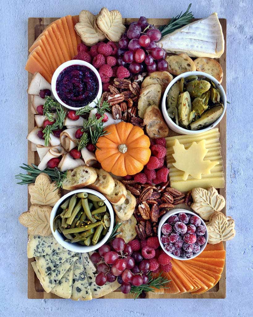 Cheese Thanksgiving Meal Board