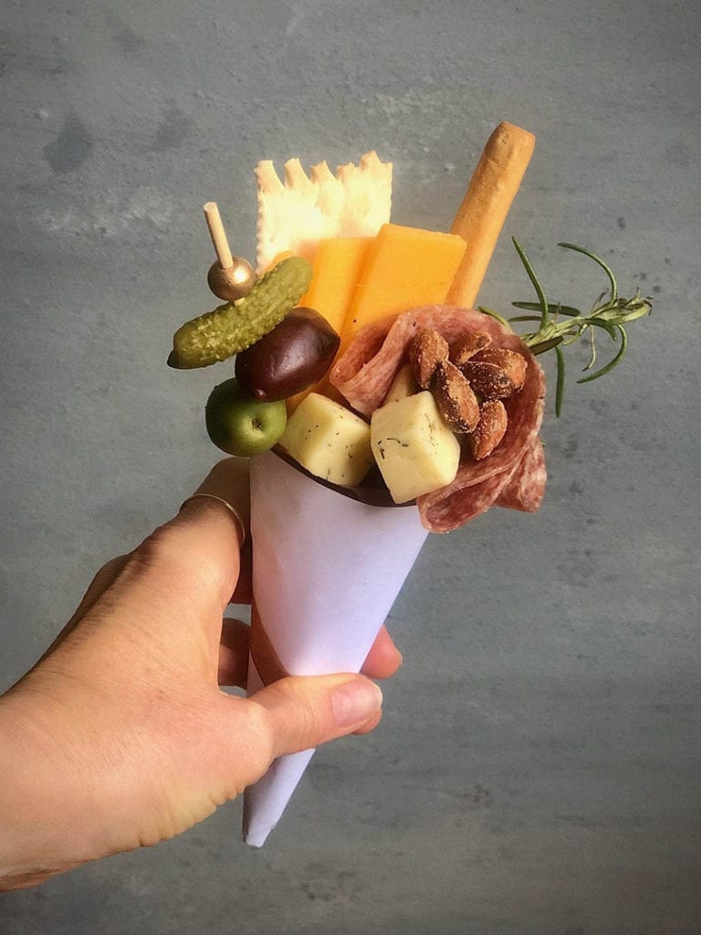 individual charcuterie cups