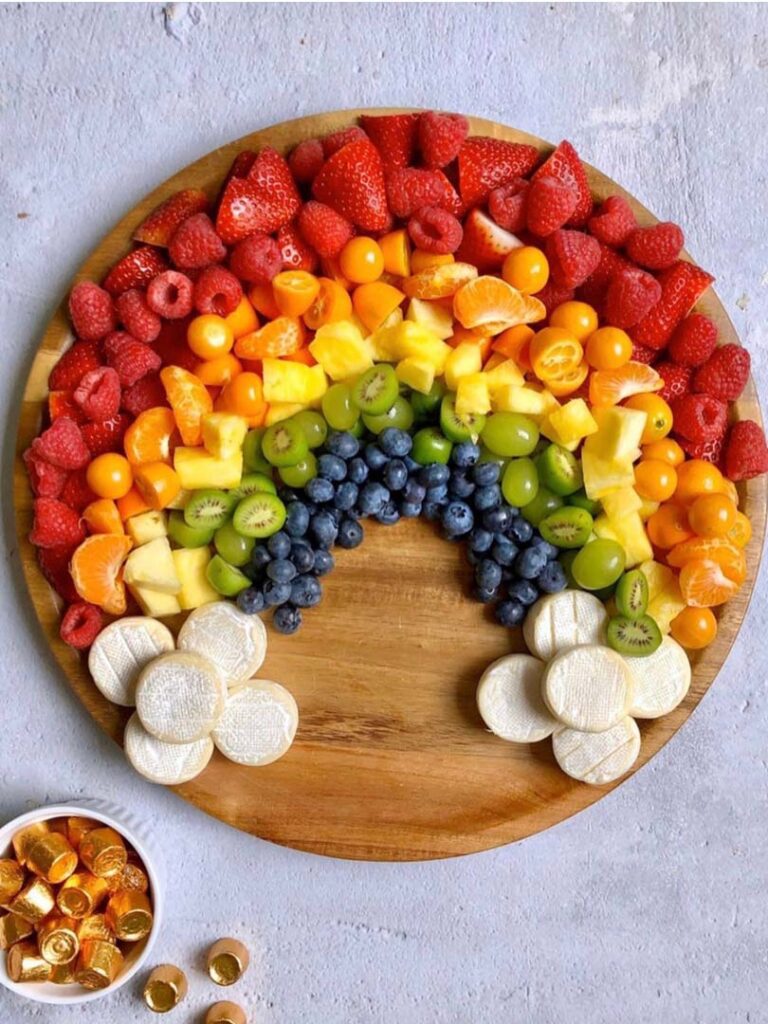 rainbow fruit board