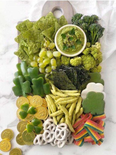 st patrick's day snack board