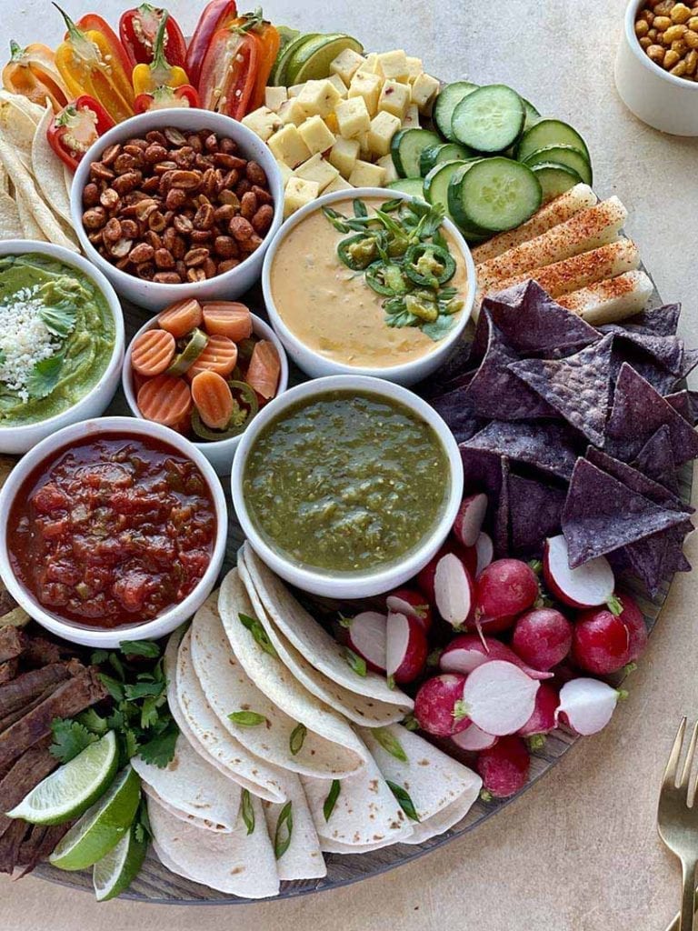 mexican appetizer charcuterie board
