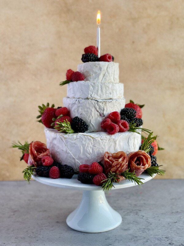wedding cheese wheel board