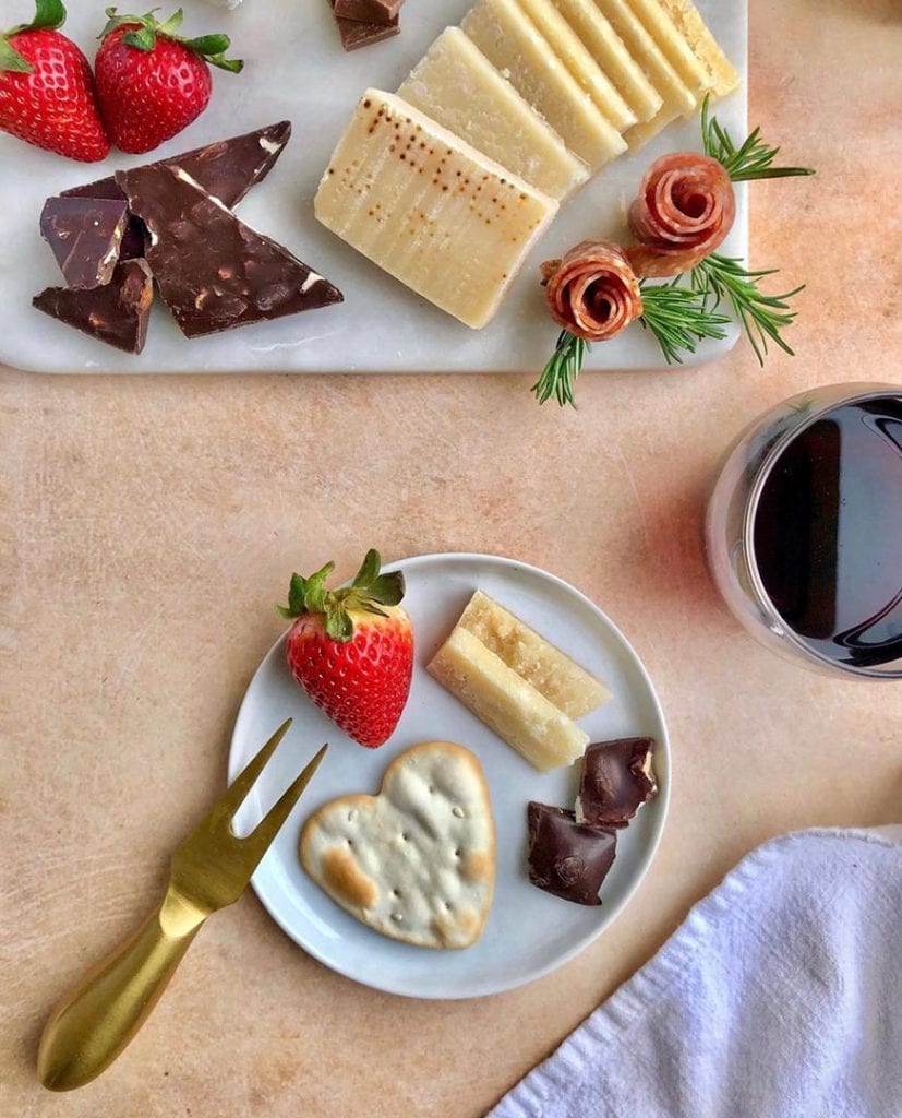 chocolate and cheese pairing charcuterie board