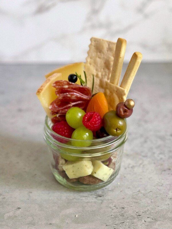 jarcuterie individual cheese board