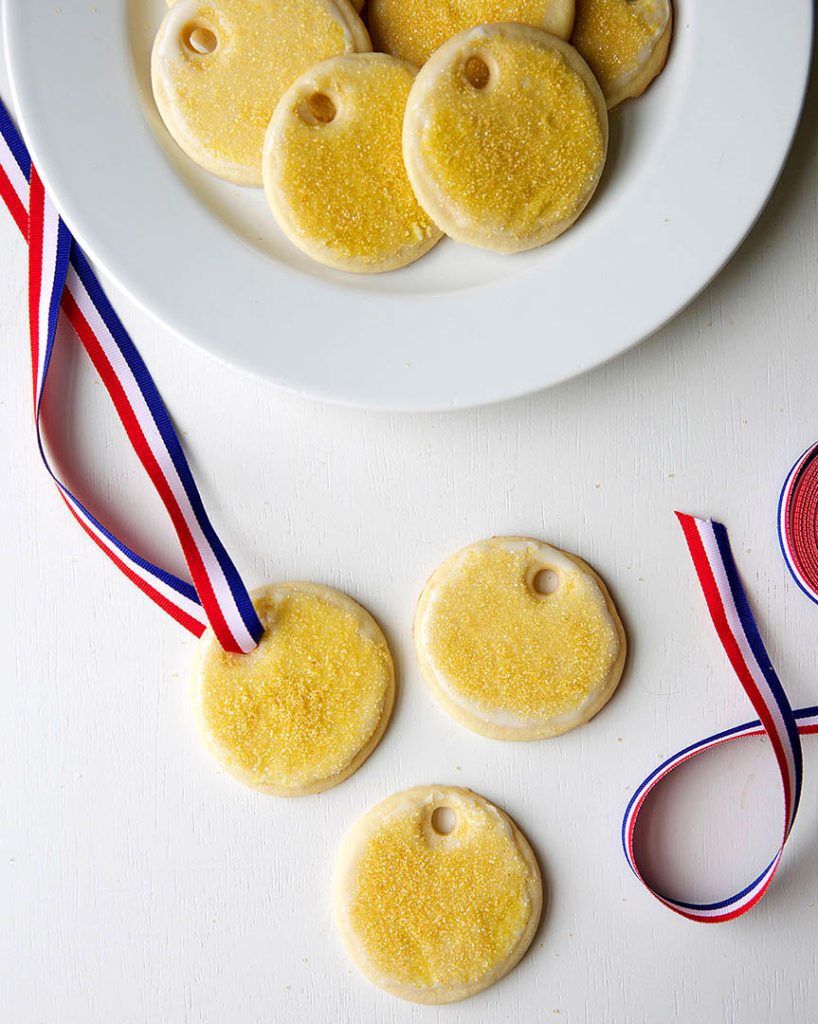 olympic themed party food medal