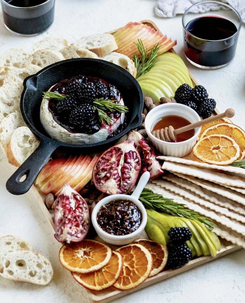 baked brie with jam