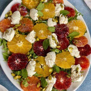 orange burrata salad