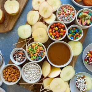 DIY Caramel Apple Bar