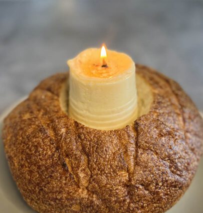 viral butter candle