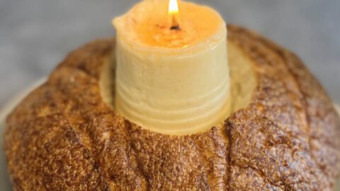 How to Make a Butter Candle
