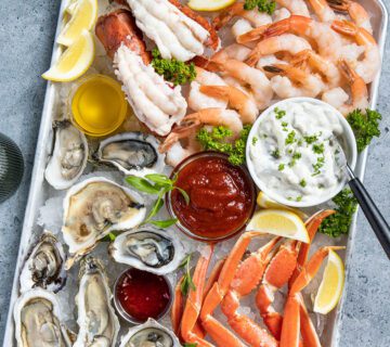cold seafood platter board recipe