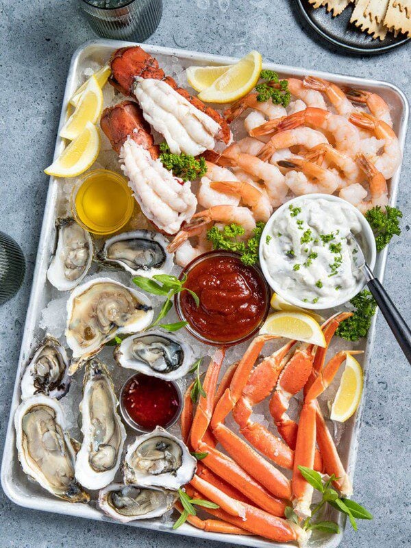 cold seafood platter board recipe