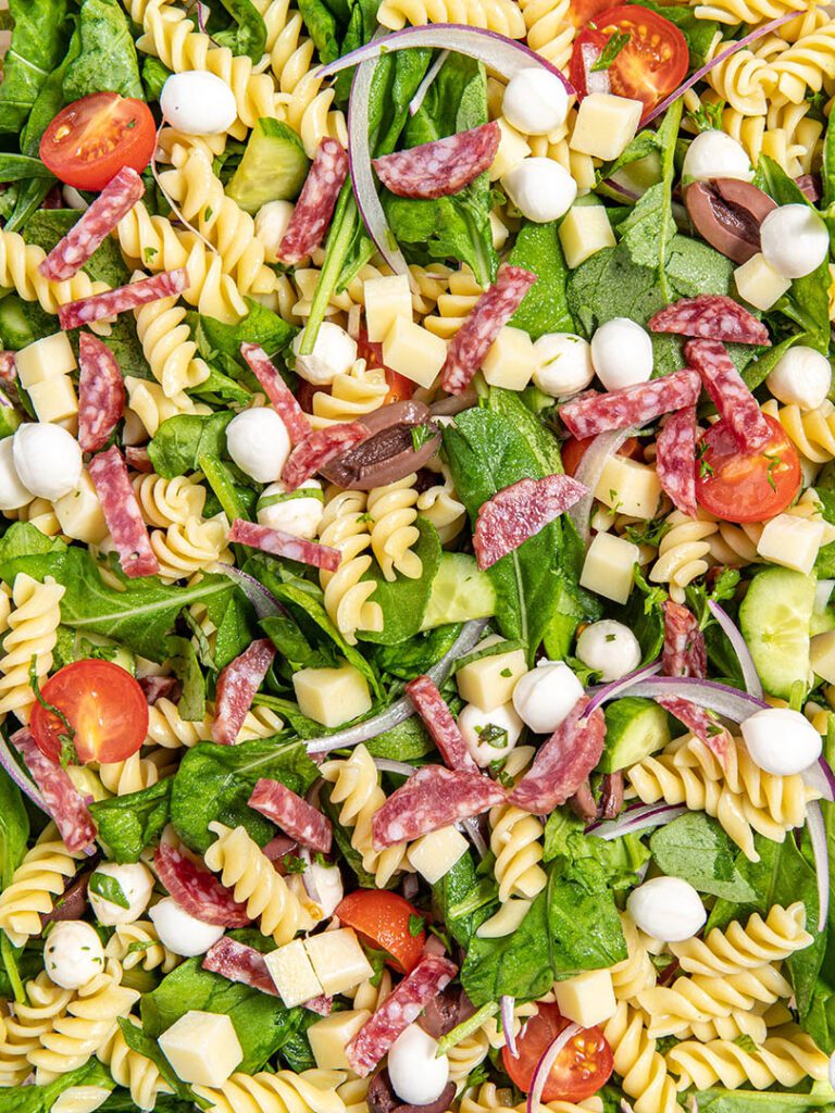 zesty Italian pasta salad