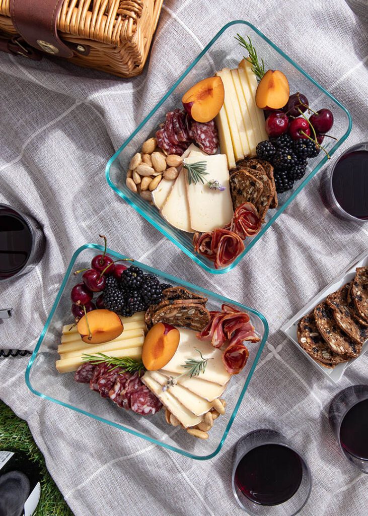 picnic charcuterie & cheese board
