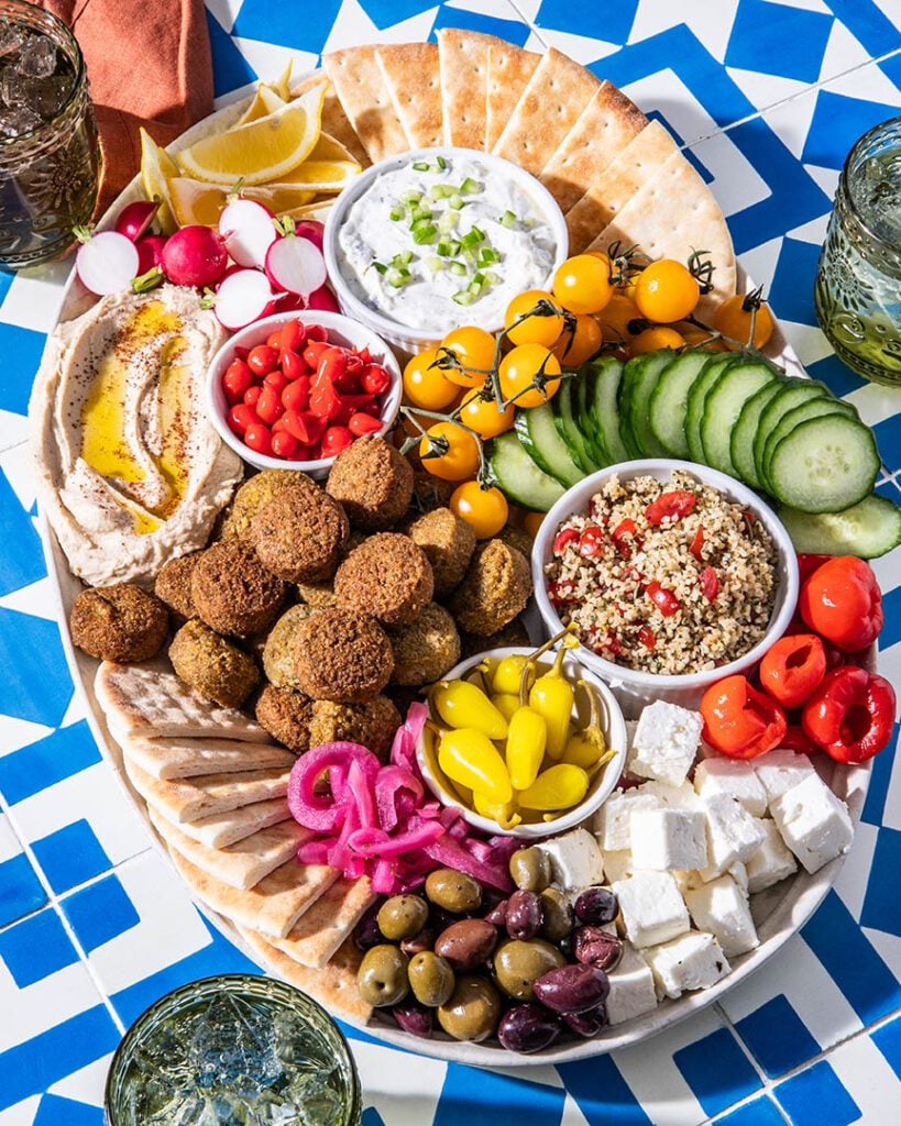 how to make falafel board recipe