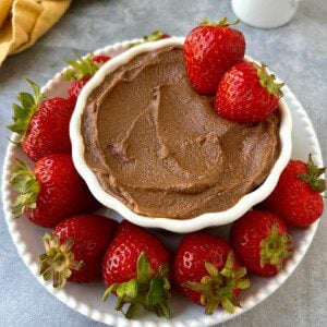 Chocolate Avocado dip recipe