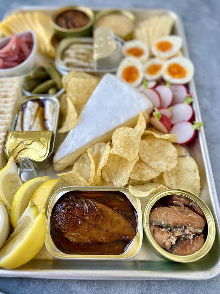tinned fish board