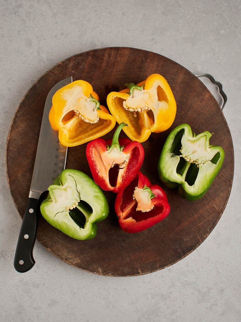 healthy halloween snacks bell pepper