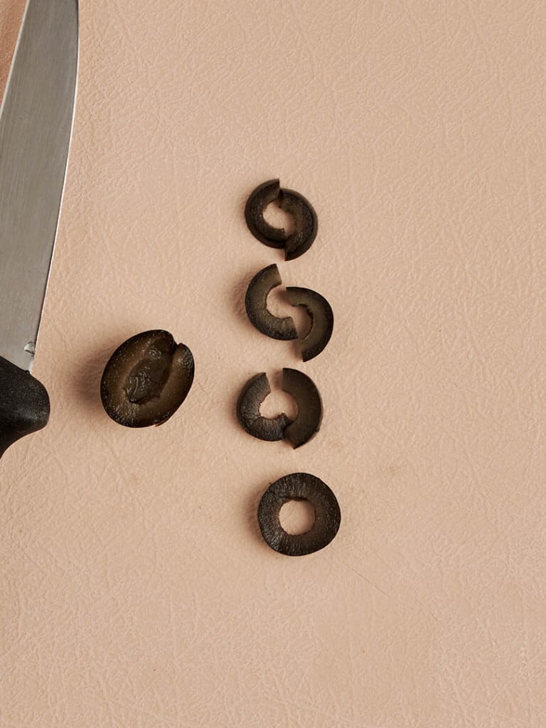 healthy halloween food olives for spider