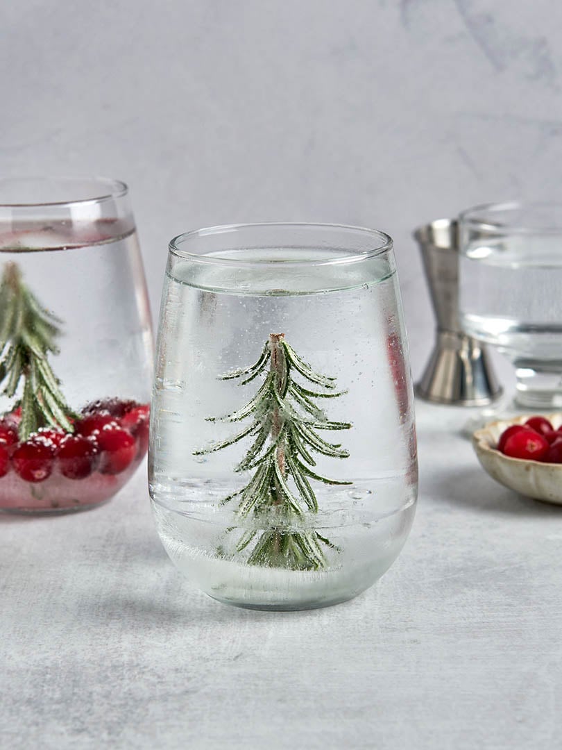 snow globe cocktail rosemary