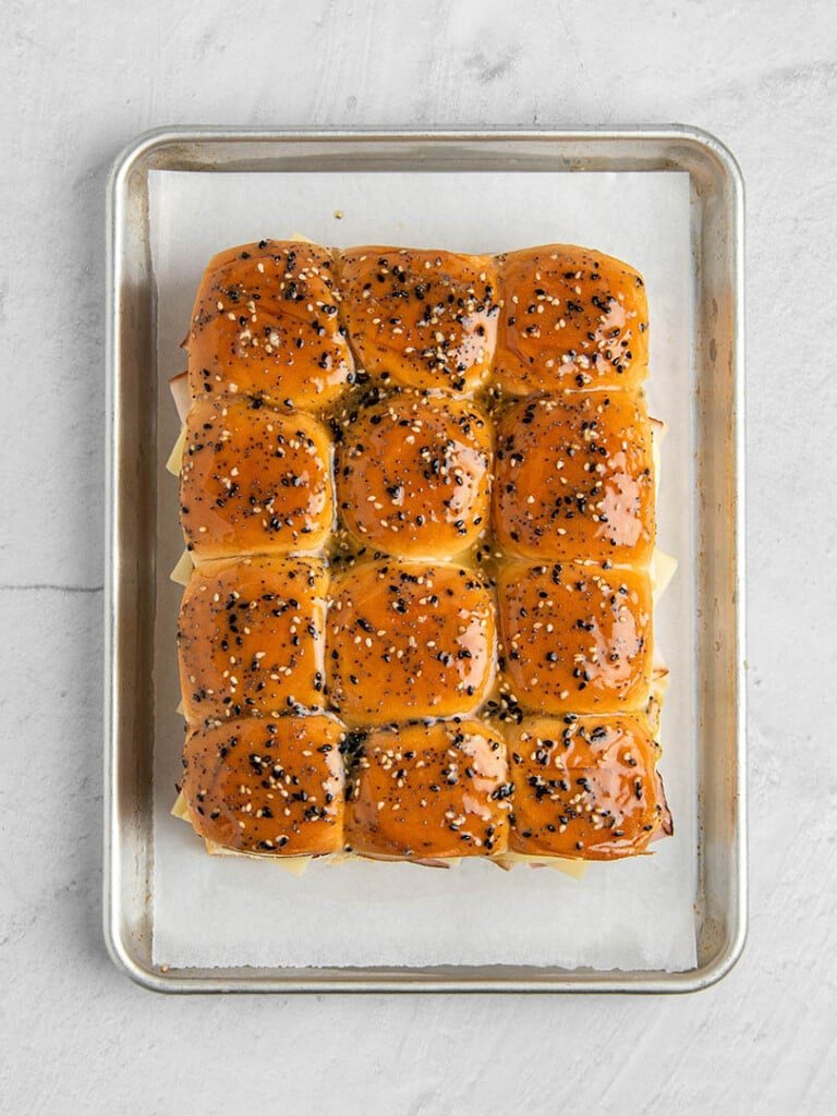 ham & cheese sliders with slider sauce