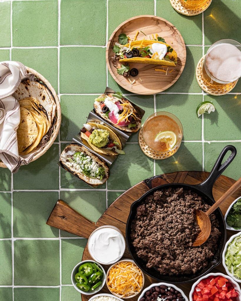 taco charcuterie board