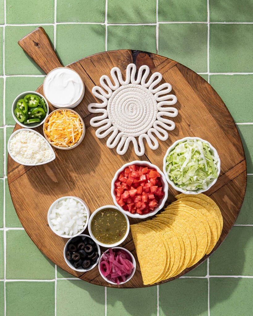 taco toppings board step 4