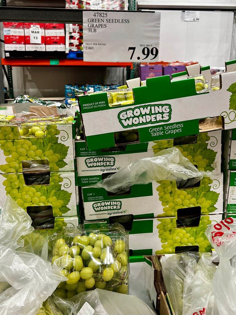 costco green grapes